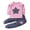 Purple, variant on xaoyunyn Girl's 2 Piece Outfits Fashion Star Print Crewneck Long Sleeve Button Top Jogger Pants Set 3M-7 Years