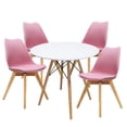 thumbnail image 1 of Set de 4 Sillas y Comedor Mundo In  Mesa Redonda de 80 Cm y Set de 4 sillas Frankfurt, 1 of 9