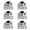 Black BK, variant on Naittoop 6 Pack Class of 2026 Graduation Stickers – Gold Foil Embossed Labels for Graduates – Metallic Foil Envelopes Seals for Invitations Gift and Candy Bag & Party Favors