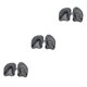 thumbnail image 4 of Soidarity 1 par de palas de mano universales para niños con correa ajustable, entrenador de paleta de natación, ejercicio, entrenamiento, buceo, negro Negro 3piezas, 4 of 6