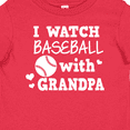 thumbnail image 4 of Inktastic I Watch Baseball with My Grandpa Boys or Girls Baby T-Shirt, 4 of 5