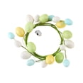 thumbnail image 3 of Guirnalda de huevos de Pascua para colgar en la pared, hecha a mano, decoración de primavera, frontal Estilo C, 3 of 9