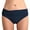 Dark Blue, variant on Csndyce Women Mid Waisted Bikini Bottom Retro Ruched Tummy Control Swim Shorts Solid Brief Female