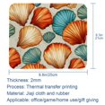 thumbnail image 5 of Shell Printed Non-Slip Rubber Bottom Gaming Mouse Pad 8.3x9.8 Inch Square Office and Gaming Mouse Mat, 5 of 6