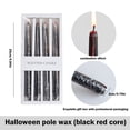thumbnail image 3 of 4 Blood Halloween Bleeding Taper Candles Gothic Dripping Candles Set of Wax Long Pillar Candle Sticks for Spooky Dinner Party Table Centerpiece Decor，A, 3 of 7