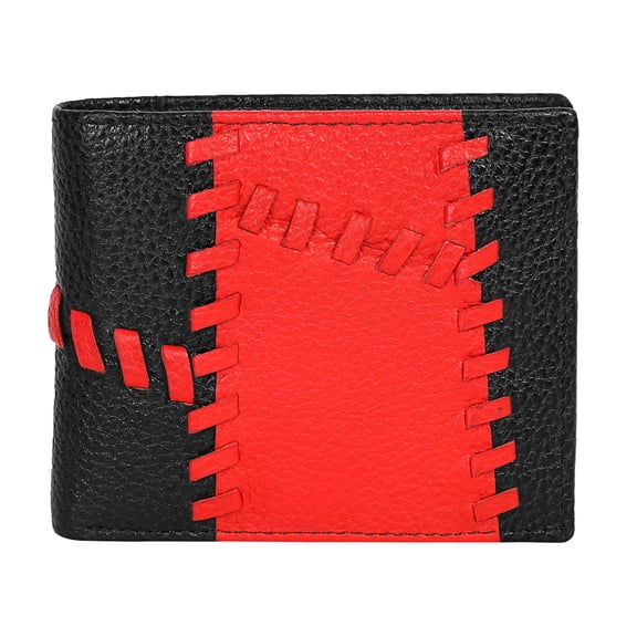 el elephante bifold wallets for Men RFID blocking , full grain, Genuine Leather, Handcrafted, ultra-strong stich, for Men Husband Dad Son Boyfriend Black