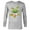 Athletic Heather, variant on Disney and Pixar’s Toy Story Alien Pizza Planet Tokens - Long Sleeve T-Shirt for Men - Customized-White