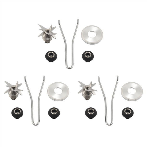 3X Cuchillas de Corte para TWK TM 767 800 TWK 767 800 Cuchilla para Licuadora de Hielo para Licuadora para Máquina Universal de 2L