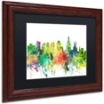 thumbnail image 2 of Trademark Fine Art "Philadelphia Skyline SP" Canvas Art by Marlene Watson, Black Matte, Wood Frame, 2 of 4