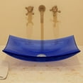 thumbnail image 1 of DecoLav Darya Incandescense Plastic Rectangular Vessel Bathroom Sink, 1 of 9