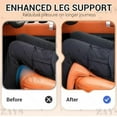 thumbnail image 3 of Car Seat Extender Leg Support Cushion,Automobile Extended Leg Rest Car Seat for Adults,Folding Vehicle-Mounted Footrest Extension Board,Universal for Long Drivers Passenger,Office,Bus,Train, 3 of 7