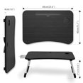 thumbnail image 6 of Lap Desk Bed Trays for Eating and Laptops Breakfast in Bed Tray for Sofa/Couch/Study/Reading/Writing with Cup Holder/Drawer On Low Sitting Floor Large Portable Foldable, 6 of 8