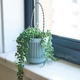 thumbnail image 2 of Wweixi 1/2/3/5 Functional Decoration Japanese Style Dual Layer Planter For On Desktop And Wall-Mount Small Light Weight Easy To Move Blue 8.7*9.5*20.5cm 1 Pc, 2 of 6