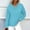 *Sky Blue, variant on ClodeEU Womens V Neck Sweatshirts ,Long Sleeve Loose Fit Lightweight Pullover, Fall Clothes Tops Sky Blue,Womens Plus XXL