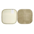 thumbnail image 2 of Kashi Home 16"x16" Memory Foam Chair Seat Cushion Pad for Kitchen, Dining Room, Patio Chairs, Set of 2, Beige, 2 of 5