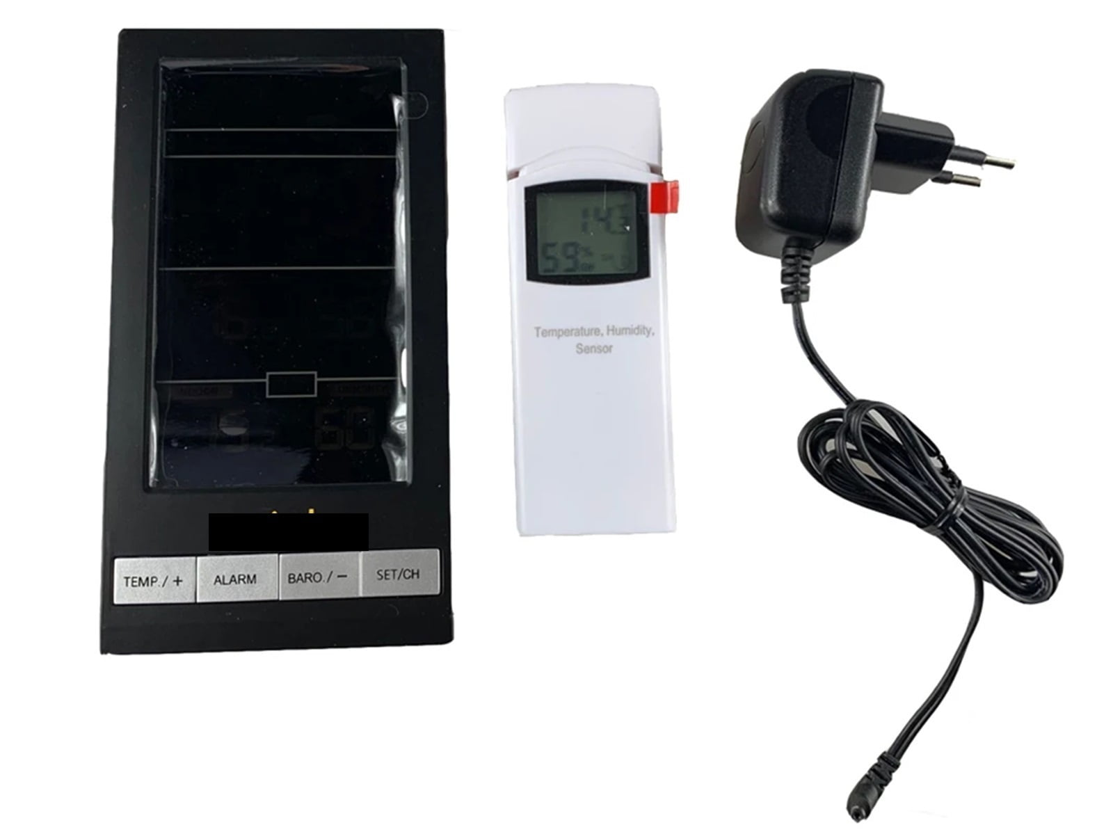 Wireless Weather Station With 1 Sensor, 3 Channels, Color Screen ,High Precision