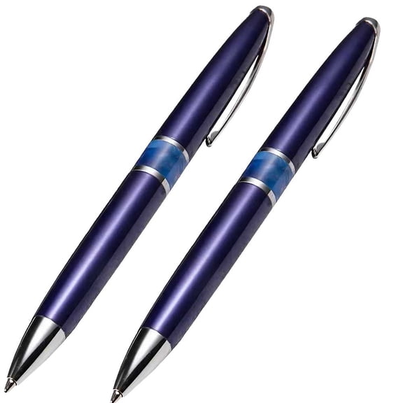 STONEGO Luxury Acrylic Ballpoint Pen - Medium Tip (1.0mm) Refillable Rollerball Pen - Smooth-writing stainless steel pen with elegant acrylic design - Perfect for professional, business use