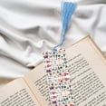 thumbnail image 6 of Kdxio Alpaca Flower Print Metal Tassel Bookmarks,Perfect Gift for Art Lovers and Bookworms Metal Bookmarks for Women, 6 of 8