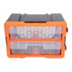 thumbnail image 3 of Caja organizadora de Hardware, caja de herramientas con 2 cajones, caja de almacenamiento de componentes de tornillo de gran capacidad, 3 of 9