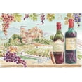thumbnail image 2 of Brissonnet, Daphne 32x23 Black Ornate Wood Framed with Double Matting Museum Art Print Titled - Wine Country II, 2 of 4