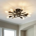 thumbnail image 1 of ASGYISA 8-Lights Semi Flush Mount Ceiling Light Fixture, 1 of 5
