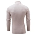 thumbnail image 3 of Men Sweaters Winter Knitted Turtleneck Collared Slim Fit Lightweight Soft Fitted Pullover Sweater, 3 of 6
