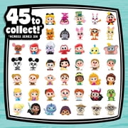 Disney Doorables Mini Peek Series 6 Featuring Limited Edition Jeweled Princess Characters, Includes 2 or 3 Collectible Mini Figures, Styles May Vary
