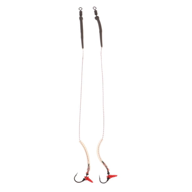 2x Aparejo Pesca Carpa Rig Línea Gran Tensión Ponible Actividad Pesquera Industria Piscícola G005 Macarena Aparejos de pesca