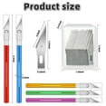 thumbnail image 3 of OFEFE 55-Piece Precision Hobby Knife Set with 5 Craft Knives and 50 #11 Blades - Professional X-Acto Knife for Art, Scrapbooking, Carving, DIY Projects, Model Building, 3 of 7