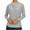 Gray, variant on Ribbed Knitted Casual Shirts for Women Long Sleeve Regular Fitted Pullover Fashion Shirts