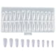 thumbnail image 3 of Uñas 120 piezas de uñas transparentes en tubo, uñas transparentes de cobertura total, se adhieren a las uñas para practicar en salones de manicura DIY, 3 of 3
