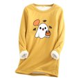 thumbnail image 3 of Ichuanyi liquidación mujer gruesa sudadera de vellón de manga larga estampado de manga ICHUANYI WER202308181846, 3 of 3