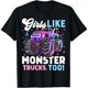 thumbnail image 1 of Playera de Niña: A Las Chicas Les Gustan Los Monster Trucks También, 1 of 7
