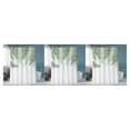 thumbnail image 3 of Bewildely Cortina de baño blanca elegante y moderna Fácil de instalar Cortina de ducha fácil de limpiar para cortina de baño YL347-7 Type1 NO1, 3 of 5