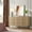 Wood Grain, variant on Accreate Fluted 6 Drawer White Engineered Wood Dresser with Metal Legs and Handles