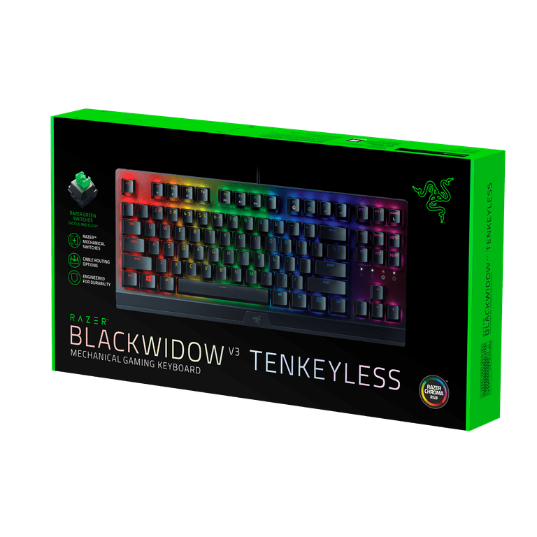 Razer BlackWidow V3 Mechanical Gaming Keyboard, RGB Chroma, Green