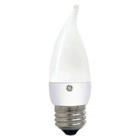 

GE Lighting 36748 Dimmable LED 7-watt (45-watt Replacement) 500-Lumen Candle Light Bulb with Medium Base Soft White 1-Pack