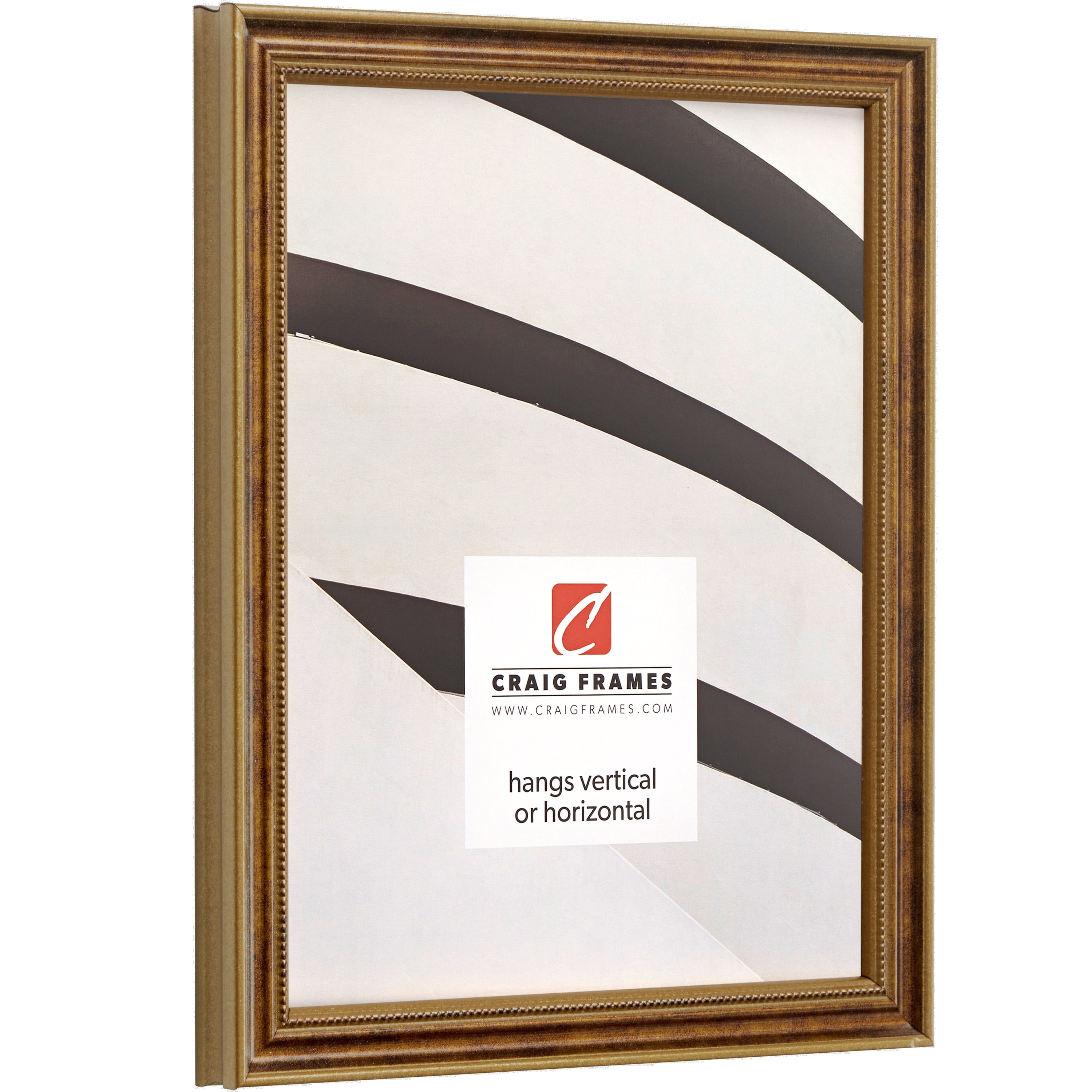 Craig Frames Stratton, 18x24 inch Picture Frame, Aged Bronze