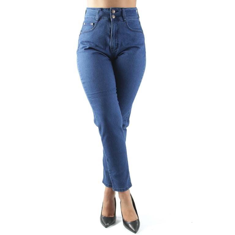 Shascullfites Butt Lift Jeans Mom Jeans Denim High Rise Chic