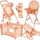 thumbnail image 1 of Set de cochecito Baby Doll Collection 4 en 1 de The New York Doll Collection, 1 of 7