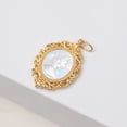 thumbnail image 5 of Colgante, collar accesorios para mujer collar de oro de 18 quilates colgante de personalidad para ella, joyería de mujer colgante Elizabeth colgante de concha de oro de 18 quilates ballena blanca, col, 5 of 5