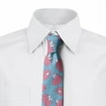 thumbnail image 3 of Necktie, Cartoon Piglets Wings, 3.7", Pale Pink Pale Blue, by Ambesonne, 3 of 4