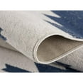 thumbnail image 5 of 2â€™ x 4â€™ Navy and Ivory Tribal Pattern Area Rug, 5 of 8
