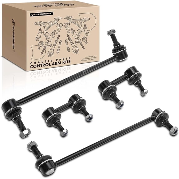 A-Premium Set of 4 Front & Rear Sway Bar Links Kit Stabilizer Bar Links Compatible with Nissan Altima 2013-2018 Maxima 2016-2018