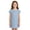 Sky Blue, variant on Grblisyd Girls Dresses Size 10-12 Solid Color Short Sleeve Casual Dresses Summer Kids Crew Neck Loose Midi Dress