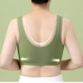 thumbnail image 6 of Bras for Women Bras for Older 3 Pack Front Closure Everyday Cozy Bras Wire Front Button Sports Bra Bra, 6 of 7