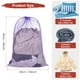 thumbnail image 3 of Bolsas de lavandería de malla 24x36 IN con cordón [2PCS] - Forro de lavandería lavable grande y duradero - [Morado] Bolsas de malla, 3 of 6