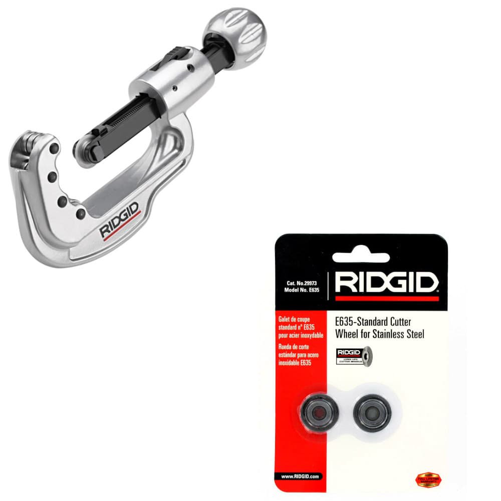 Ridgid 31803 65S QuickActing Tubing Cutter & Ridgid 29973 E635 Cutter