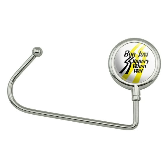 Bon Jovi Slippery When Wet Purse Bag Hanger Holder Hook