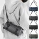 thumbnail image 1 of Bolso Bandolera Cilíndrico Impermeable para Hombre | Bolso de Pecho de Gran Capacidad con Múltiples Bolsillos | Bolso de Hombro Ligero de Viaje En Gris | Negro | Verde Militar | Azul Oscuro, 1 of 6